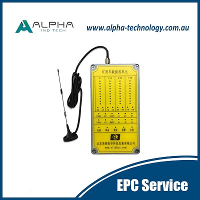 Alpha remote control system Load-haul-dump receiver unit.