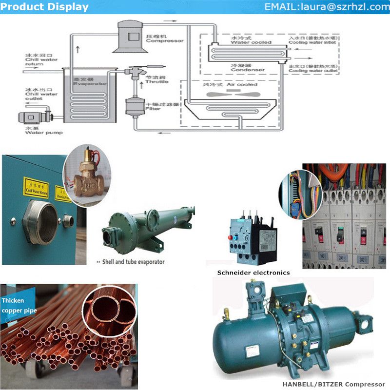 Ultra Low Temperature Screw Type Cascade Refigeration Chiller