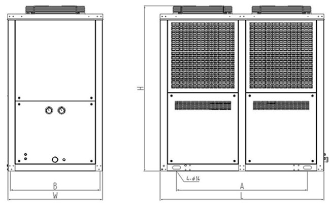 Low Temperature Box Type Air Cooled Condensing Unit