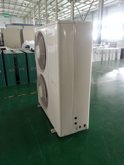 Factory direct selling L type micro channel heat exchanger condenser in white