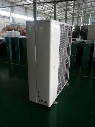 Factory direct selling L type micro channel heat exchanger condenser in white