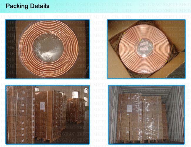 R410A Rated Soft Annealed Refrigeration Copper Tube