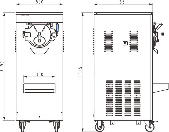 Gelato Making Machine (Oceanpower OPH42)