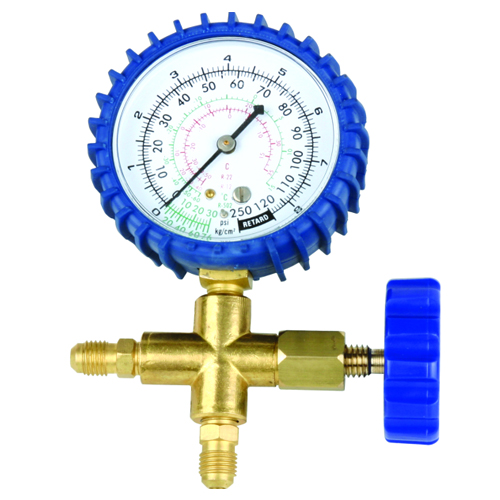 Brass three-way valve single gauge valve CT-466 - Coowor.com