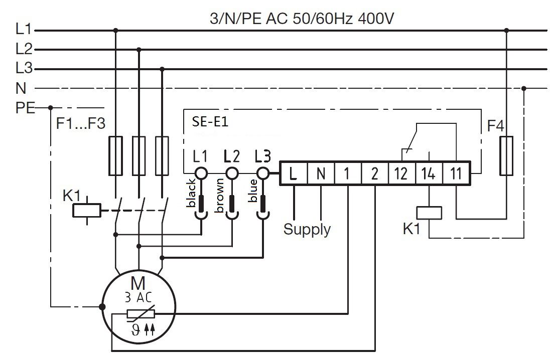 GOLDAIR compressor protection module SE-E1 115-230VAC BITZER Part-No ...